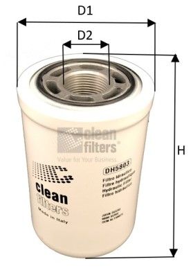 CLEAN FILTERS Фильтр, система рабочей гидравлики DH5803